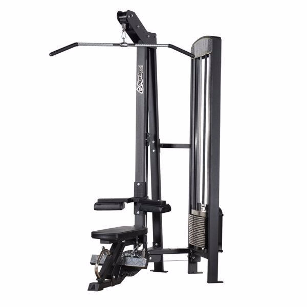 214 Gymleco Latsdrag-Roddhiss-kombi-100kg,inkl 2st handtag