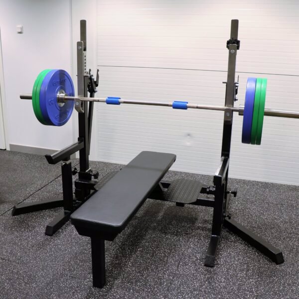 842 Gymleco Styrkelyftställning, bänk-knäböj, svart